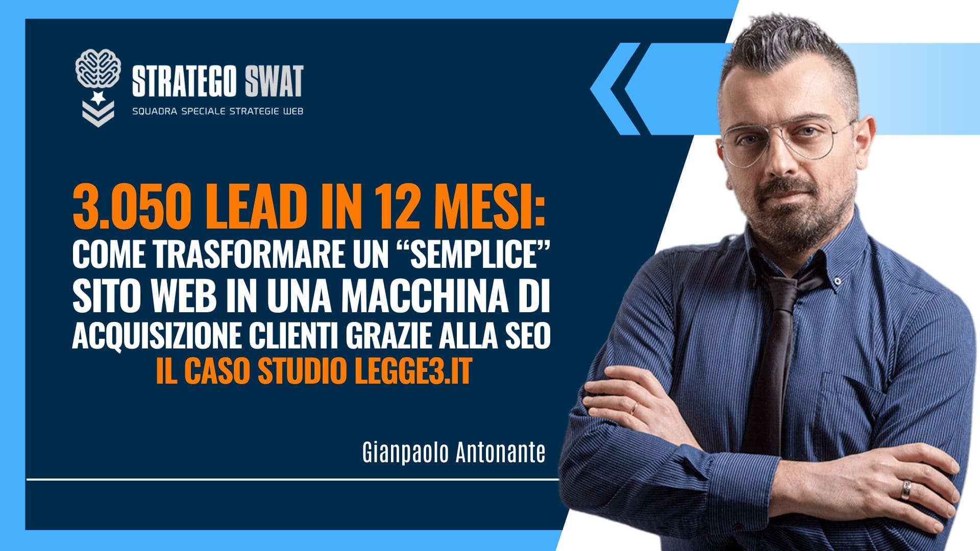 3.050 lead in 12 mesi: come trasformare un “semplice” sito web in una macchina di acquisizione clienti grazie alla SEO - Il caso studio Legge3.it